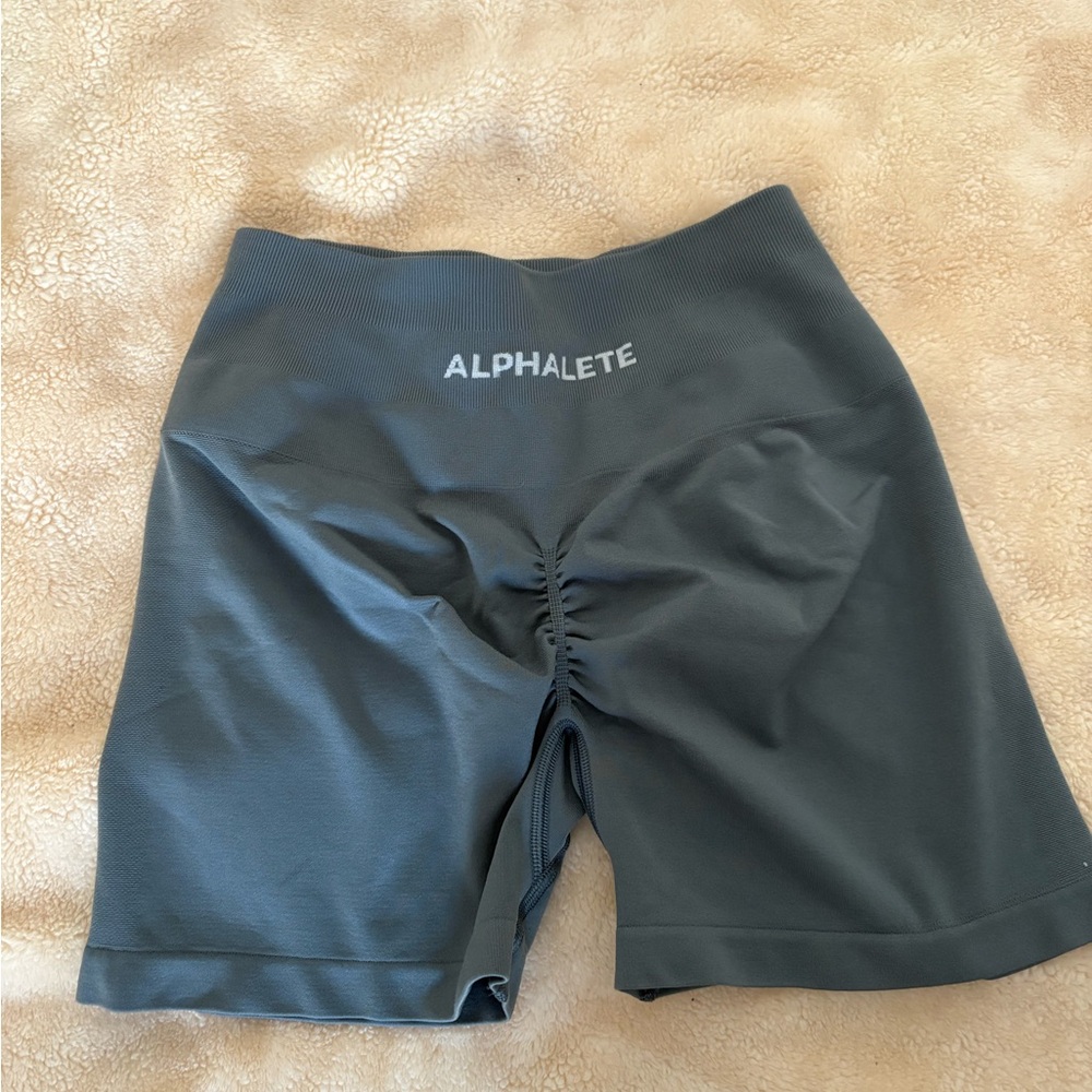 Alphalete Charcoal Biker Shorts